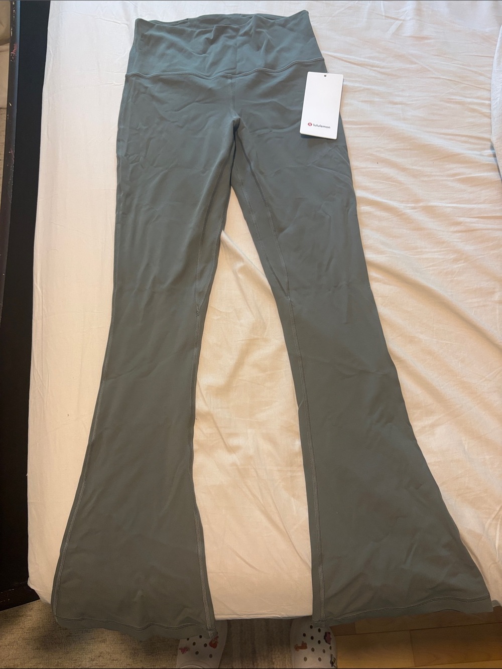 lululemon athletica Mini Flare Leggings in Grey Sage